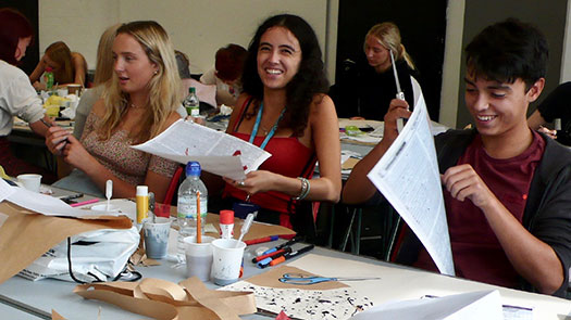 Foundation Diploma course students